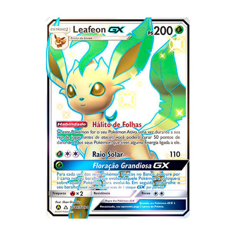 Pokémon TCG: Leafeon GX (SV46/SV94) - SM11.5 Destinos Ocultos