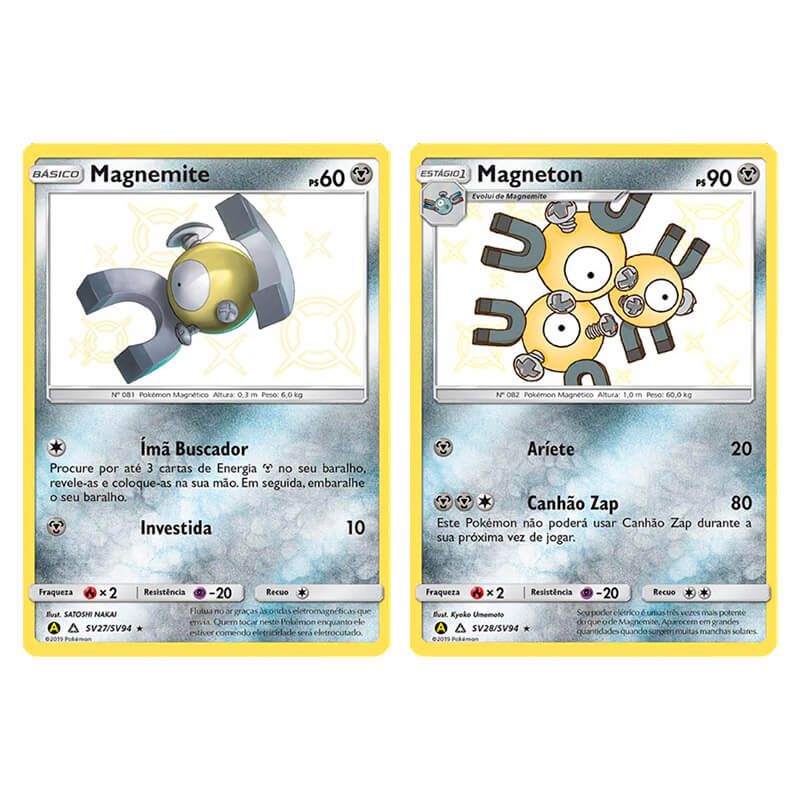 Pokémon TCG: Magnemite (SV27/SV94) + Magneton (SV28/SV94) - SM11.5 Destinos Ocultos