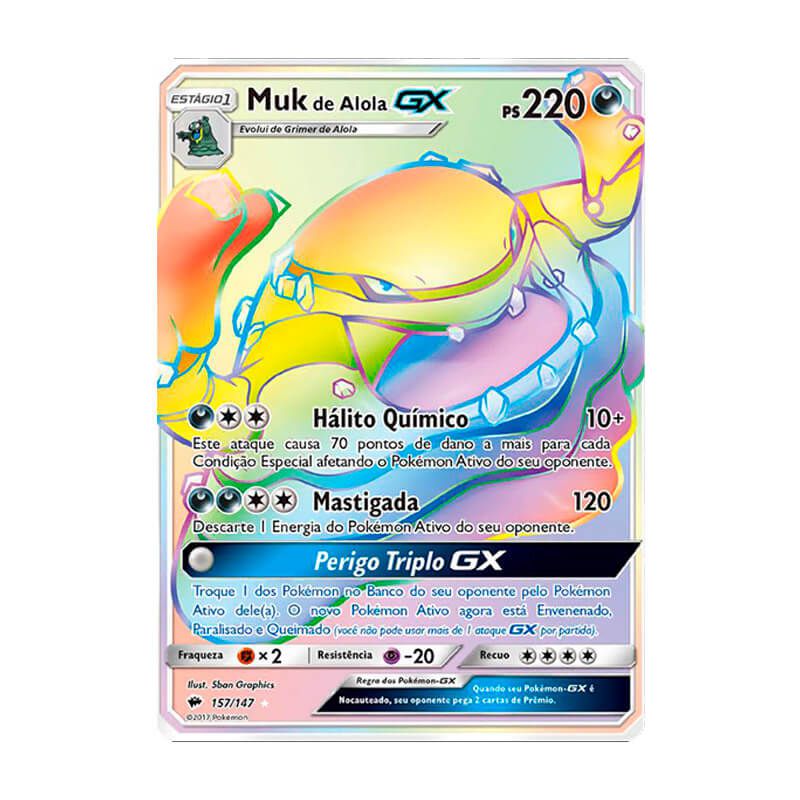 Pokémon TCG: Muk de Alola GX (157/147) - SM3 Sombras Ardentes
