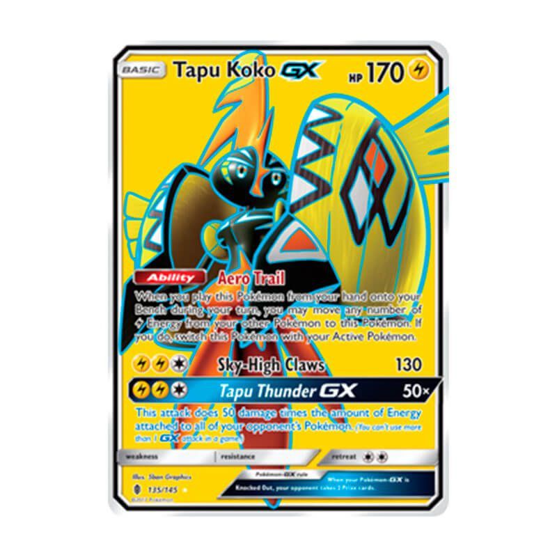 Pokémon TCG: Tapu Koko GX (135/145) - SM2 Guardiões Ascendentes