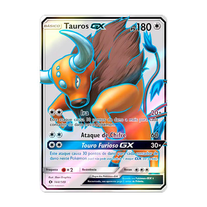 Pokémon TCG: Tauros GX (144/149) - SM1 Sol e Lua
