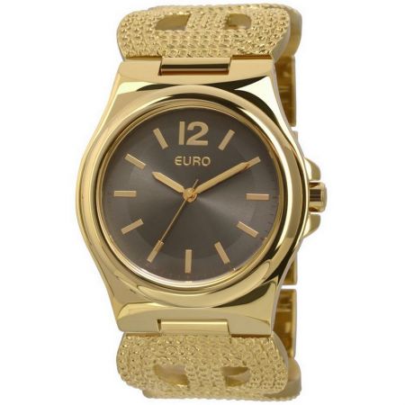 Relógio Euro Feminino Dourado Bracelete Analógico Casual EU2035XZU/4P