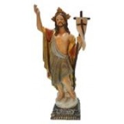 Jesus Ressuscitado - 20cm - de mesa - resina