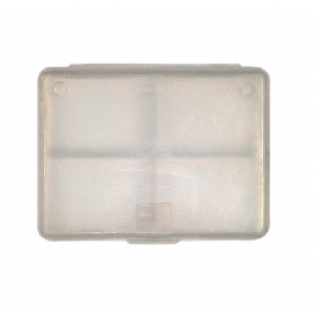 Porta Comprimido 4 cavidades - Cor Translúcido (Kit c/ 10 unidades)