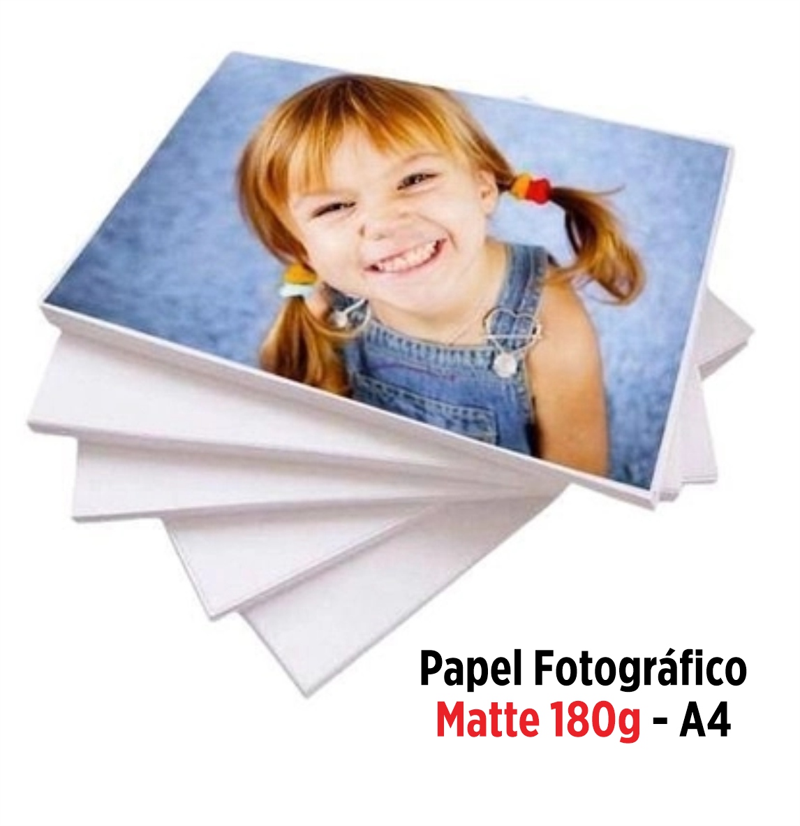 Papel Fotográfico Matte 180g - A4 20 folhas