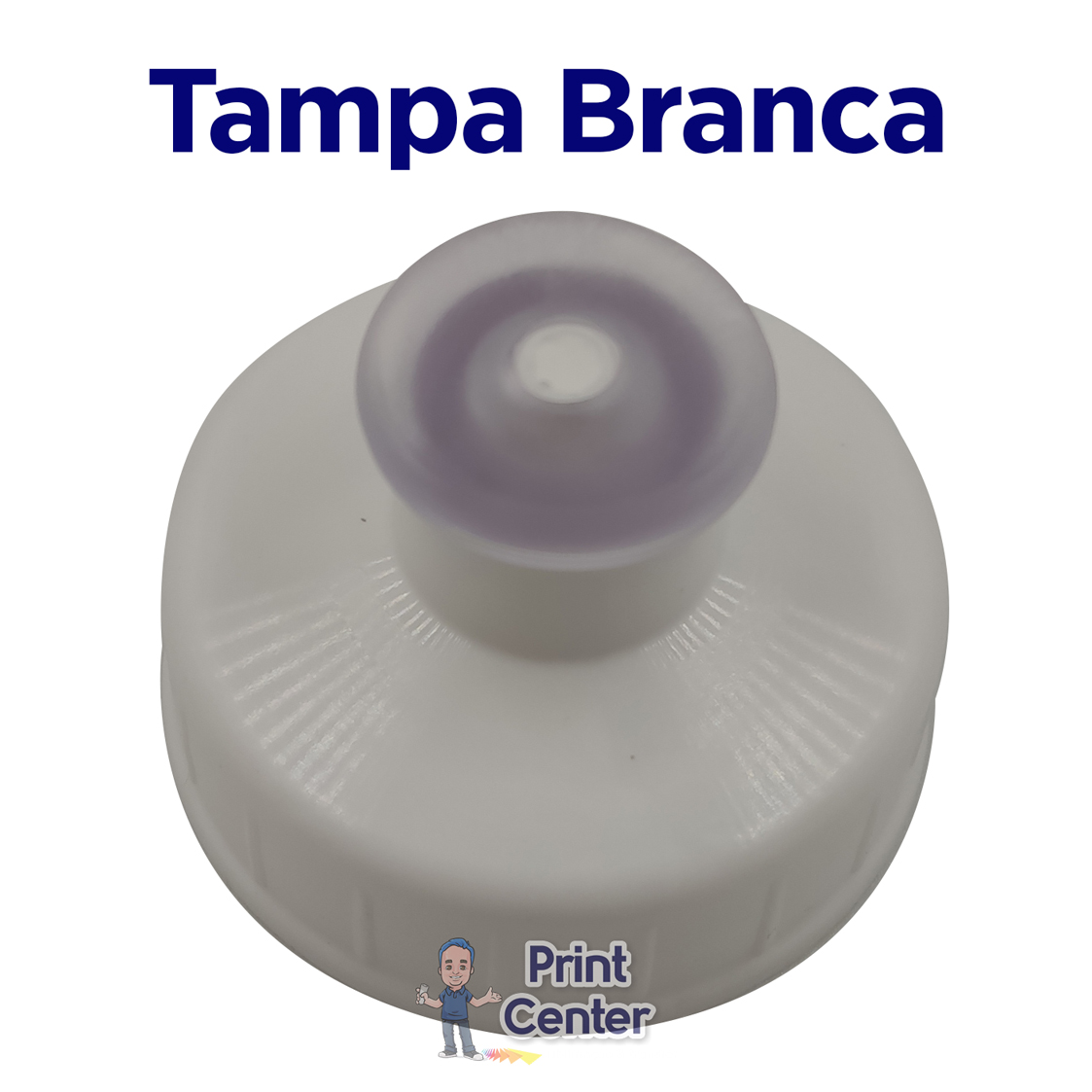 Squeeze Plástico c/ Tampa - 300ml