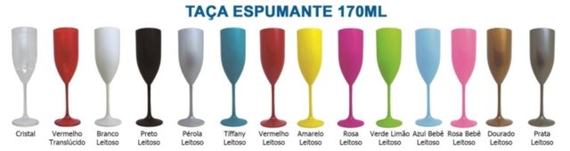 Taça Espumante Slim - 170ml - PROMOCIONAL