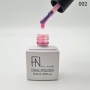 Esmalte em gel fan nails rosa com glitter azul - 002