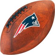 Bola de Futebol Americano Wilson THROWBACK NFL Jr. NEW ENGLAND PATRIOTS