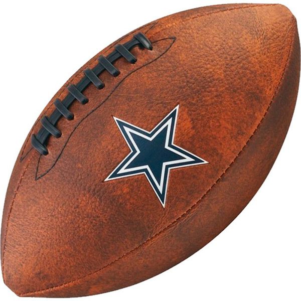 Bola de Futebol Americano Wilson THROWBACK NFL Jr. DALLAS COWBOYS - TREINIT 