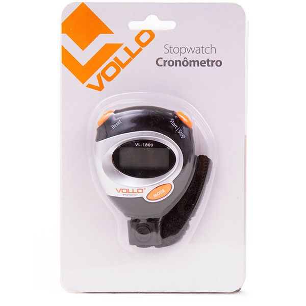 Cronômetro Vollo c/ Hora Data Alarme VL1809 - TREINIT 