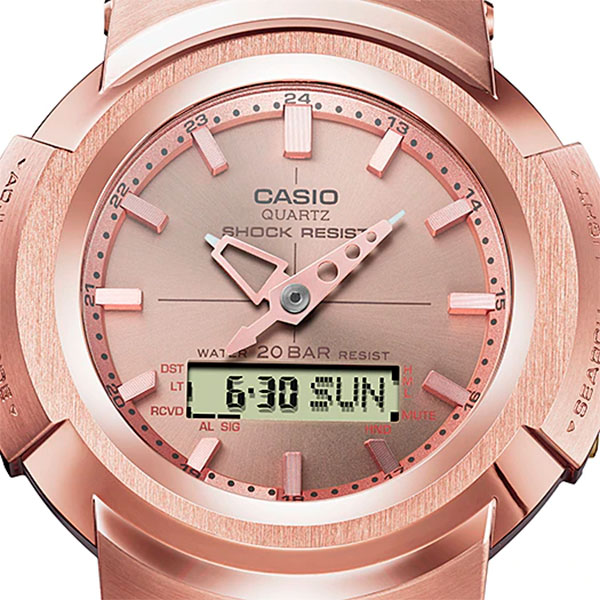 Relógio Casio G-Shock AWM-500GD-4ADR Tough Solar e Bluetooth - TREINIT 