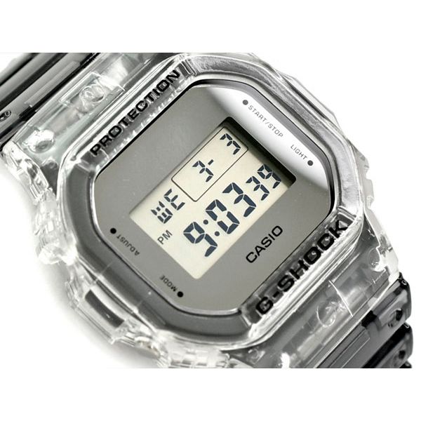 Relógio Casio G-Shock DW-5600SK-1DR Skeleton Resistente a choques  - TREINIT 