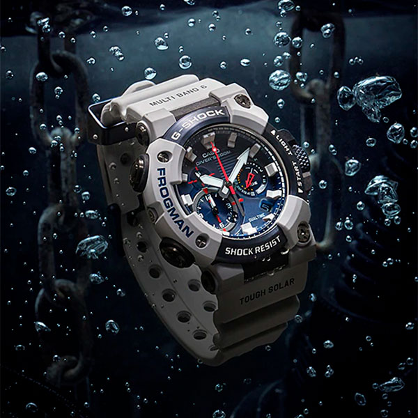 Relógio Casio G-Shock Frogman Royal Navy GWF-A1000RN-8ADR Solar/Bluetooth - TREINIT 