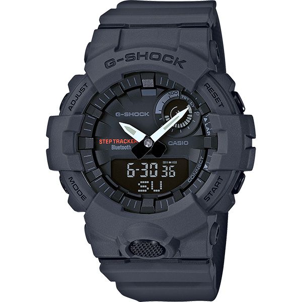 Relógio Casio G-Shock G-Squad GBA-800-8ADR Monitor de Passos Calorias Bluetooth  - TREINIT 