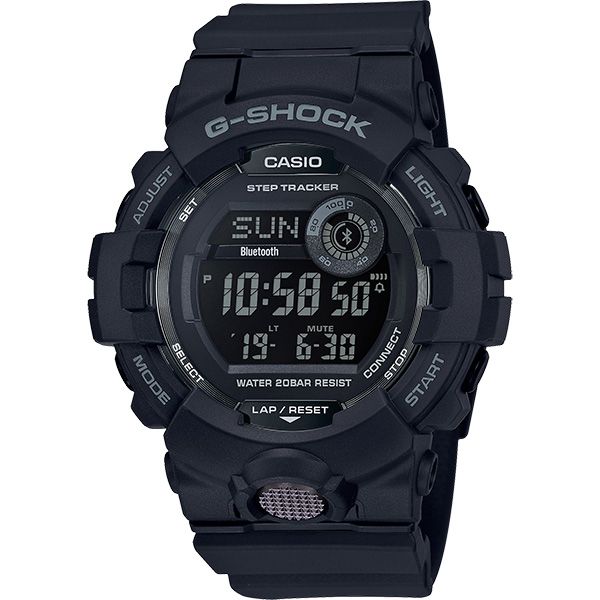 Relógio Casio G-Shock G-Squad GBD-800-1BDR Monitor de Passos Bluetooth - TREINIT 