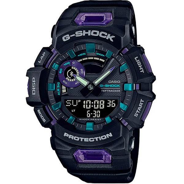 Relógio Casio G-Shock G-Squad Sports GBA-900-1A6DR Contador de Passos Bluetooth - TREINIT 