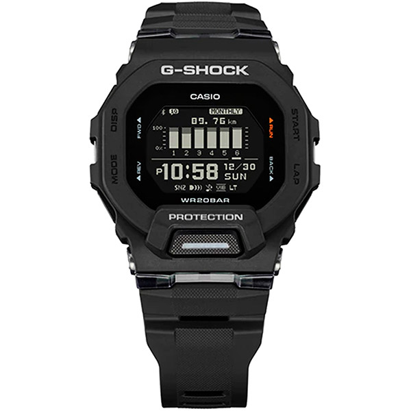 Relógio Casio G-Shock G-Squad Sports GBD-200-1DR Contador de Passos Bluetooth  - TREINIT 