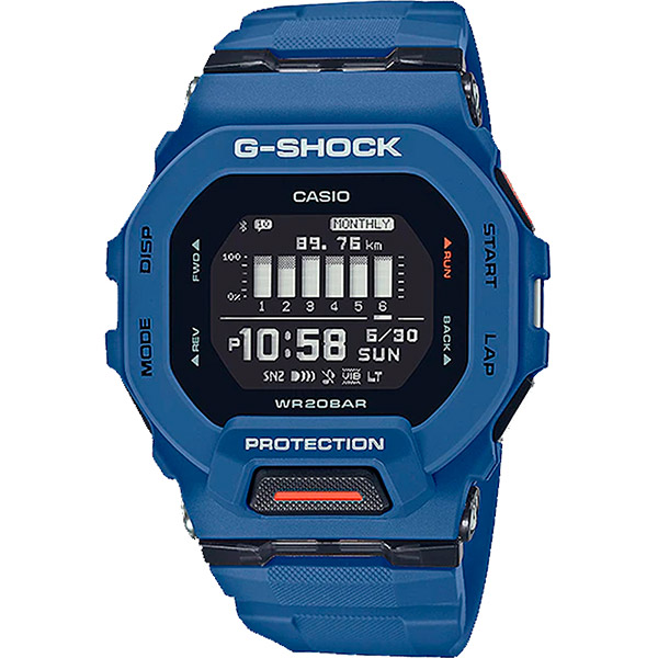 Relógio Casio G-Shock G-Squad Sports GBD-200-2DR Contador de Passos Bluetooth - TREINIT 