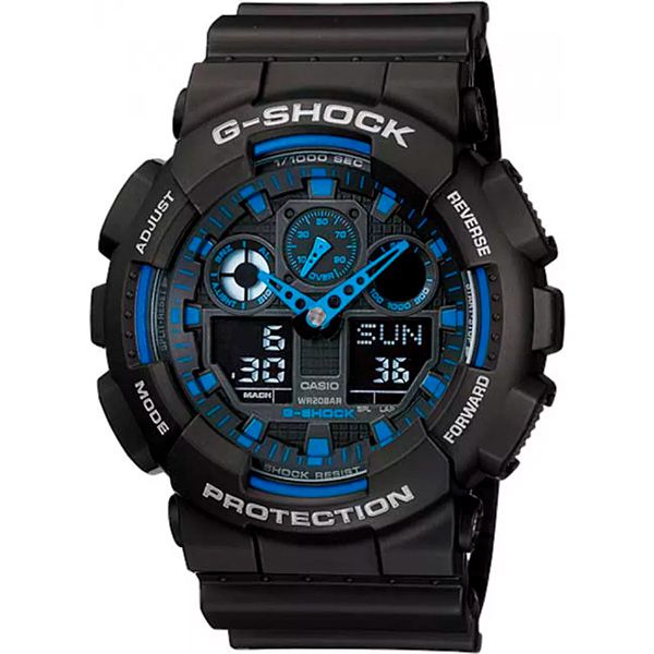 Relógio Casio G-Shock GA-100-1A2DR Resistente a choques  - TREINIT 