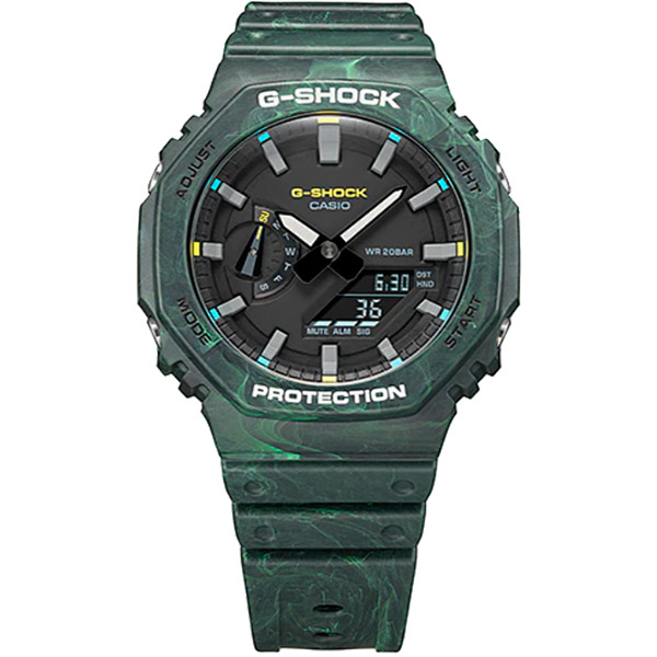 Relógio Casio G-Shock GA-2100FR-3ADR Carbon Mystic Forest  - TREINIT 