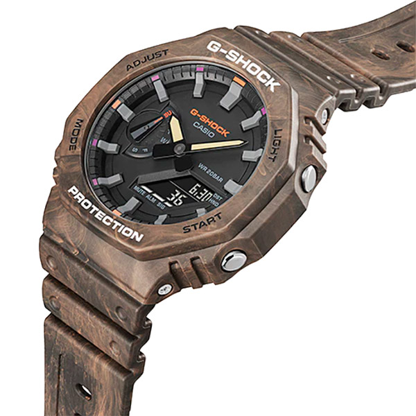 Relógio Casio G-Shock GA-2100FR-5ADR Carbon Mystic Forest - TREINIT 