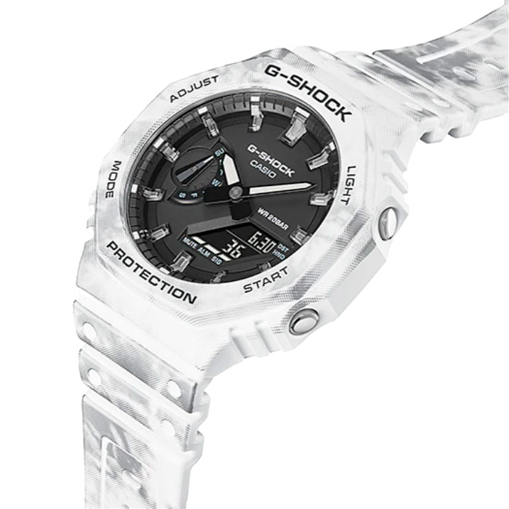 Relógio Casio G-Shock GAE-2100GC-7ADR Frozen Forest Carbon c/ pulseira adicional - TREINIT 