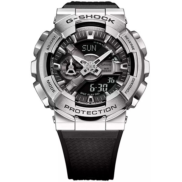 Relógio Casio G-Shock GM-110-1ADR Caixa em Aço Inoxidável - TREINIT 