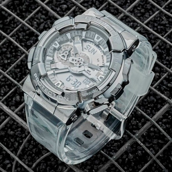 Relógio Casio G-Shock GM-110SCM-1ADR Caixa em Aço Inoxidável - TREINIT 