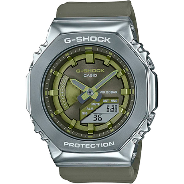 Relógio Casio G-Shock GM-S2100-3ADR Aço Inoxidável  - TREINIT 