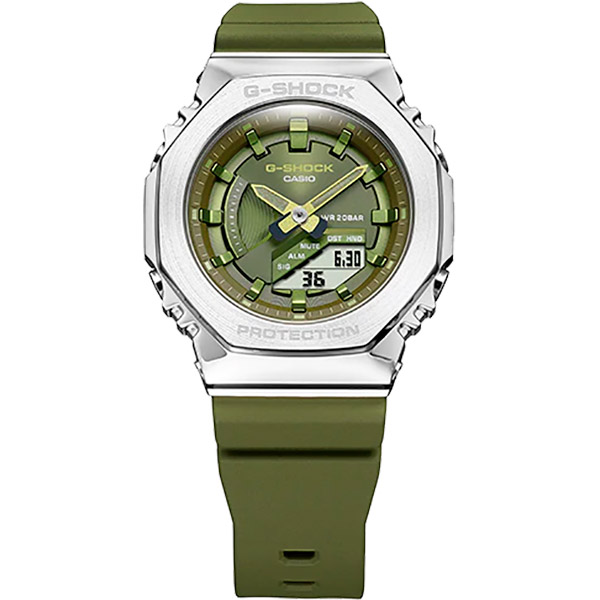 Relógio Casio G-Shock GM-S2100-3ADR Aço Inoxidável  - TREINIT 