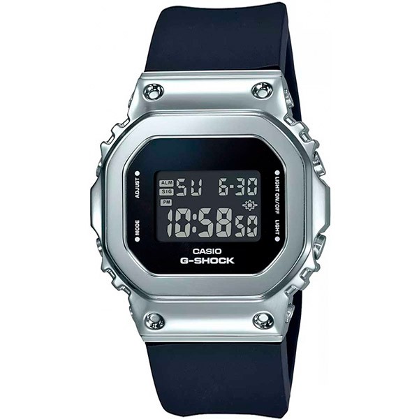 Relógio Casio G-Shock GM-S5600-1DR Caixa em Aço Inoxidável  - TREINIT 