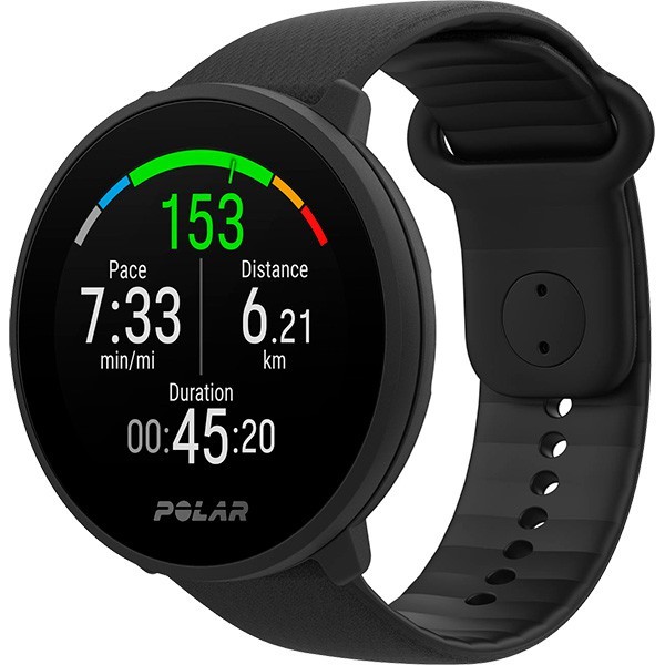 Relógio Fitness Monitor Cardíaco de Pulso Polar Unite Preto  - TREINIT 
