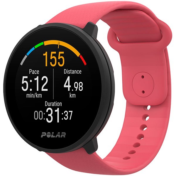 Relógio Fitness Monitor Cardíaco de Pulso Polar Unite Rosa BF  - TREINIT 