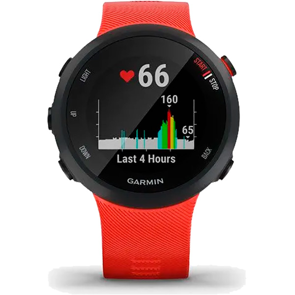 Relógio GPS Frequencímetro de Pulso Garmin Forerunner 45 Vermelho - TREINIT 
