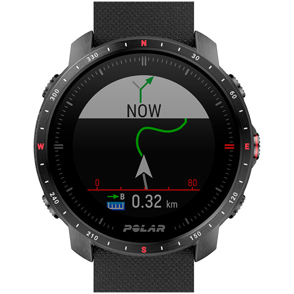 Relógio GPS Multiesportes Monitor Cardíaco de Pulso Polar GRIT X PRO Preto - TREINIT 