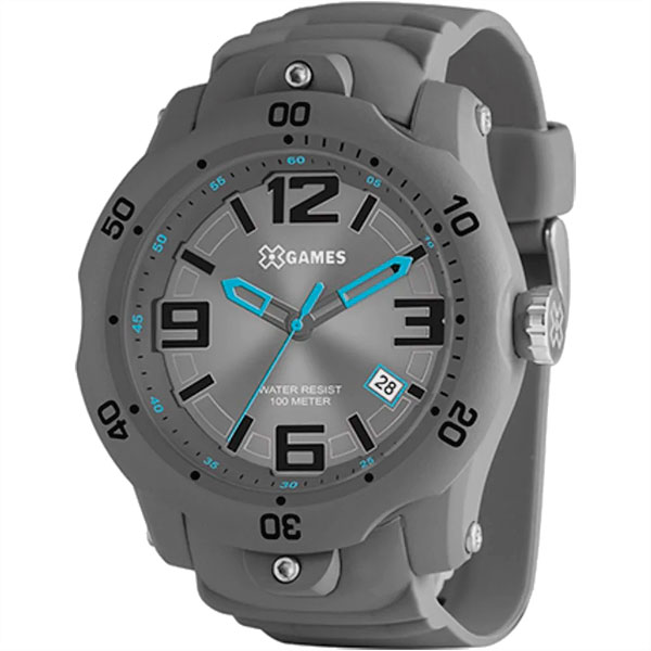 Relógio X-Games Cinza XMPP1065 G2GX - Big Case  - TREINIT 