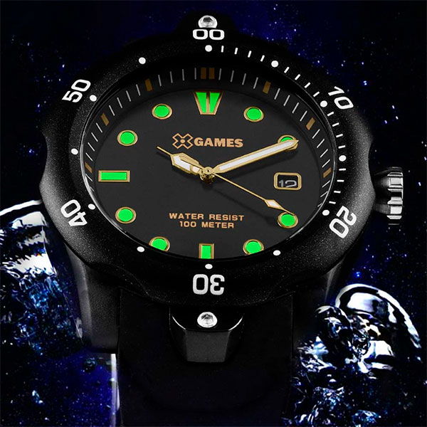 Relógio X-Games Preto XMPP1049 P1PX - Big Case - TREINIT 