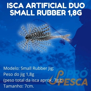 Isca Artificial Duo Small Rubber 1,8g - Foto 1