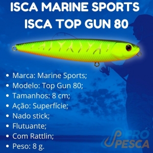 Isca Marine Sports Top Gun 80 - Foto 1