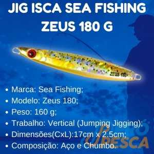 Isca Sea Fishing Zeus 180 g - Foto 1