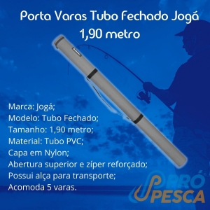 Tubo Porta Varas Fechado Jogá 1,90 m - Foto 3