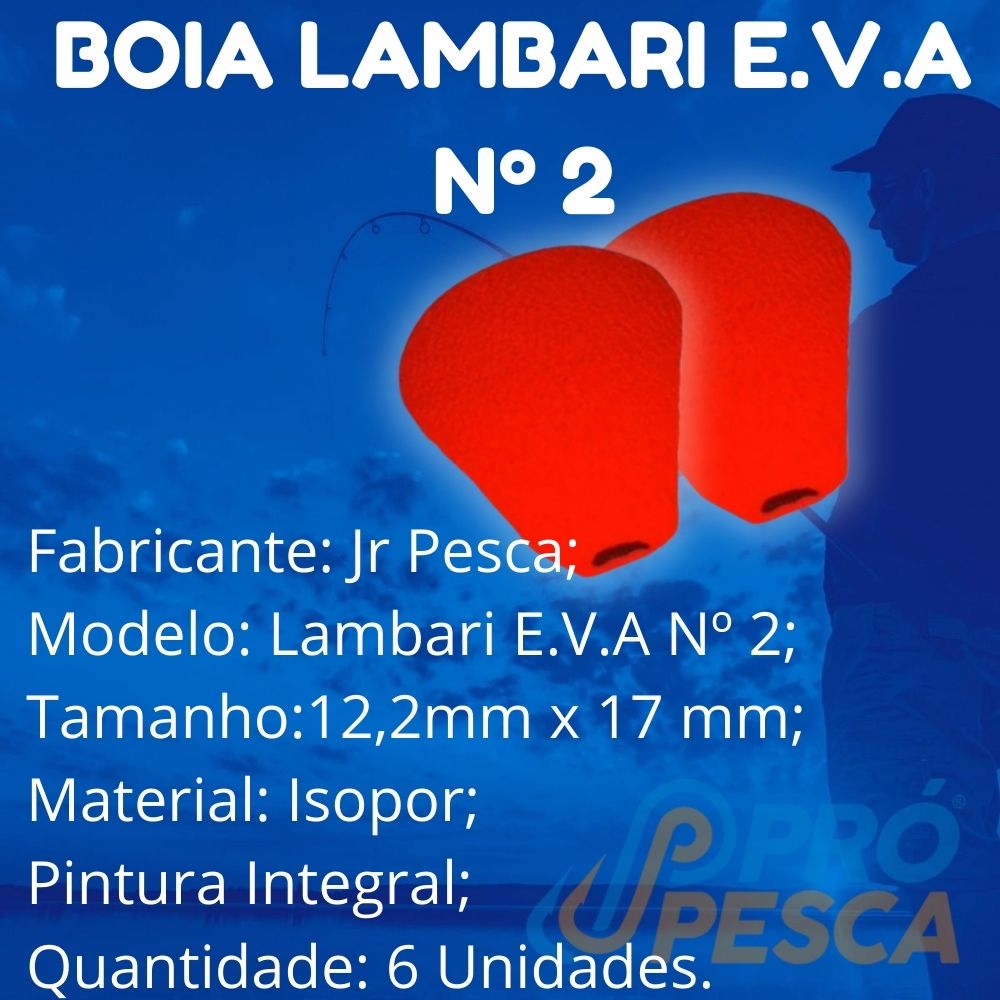 Boia Jr Pesca Guia Lambari E.V.A Nº 2 - Foto 1