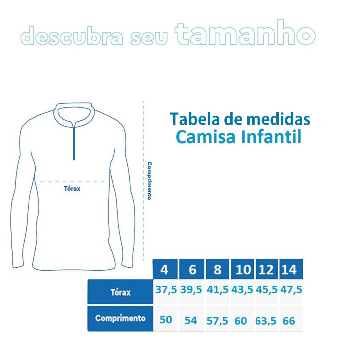 Camiseta Mar Negro Infantil Premium Tucunare Azul - Foto 3