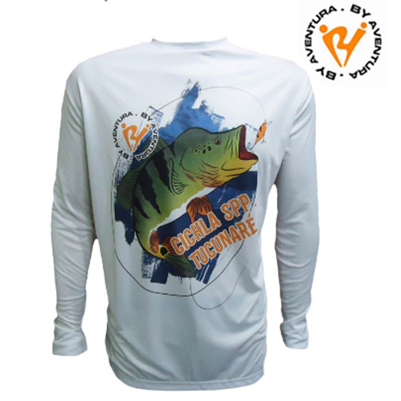 Camiseta de Pesca By Aventura Manga Longa Tucunaré GG1 - Foto 0