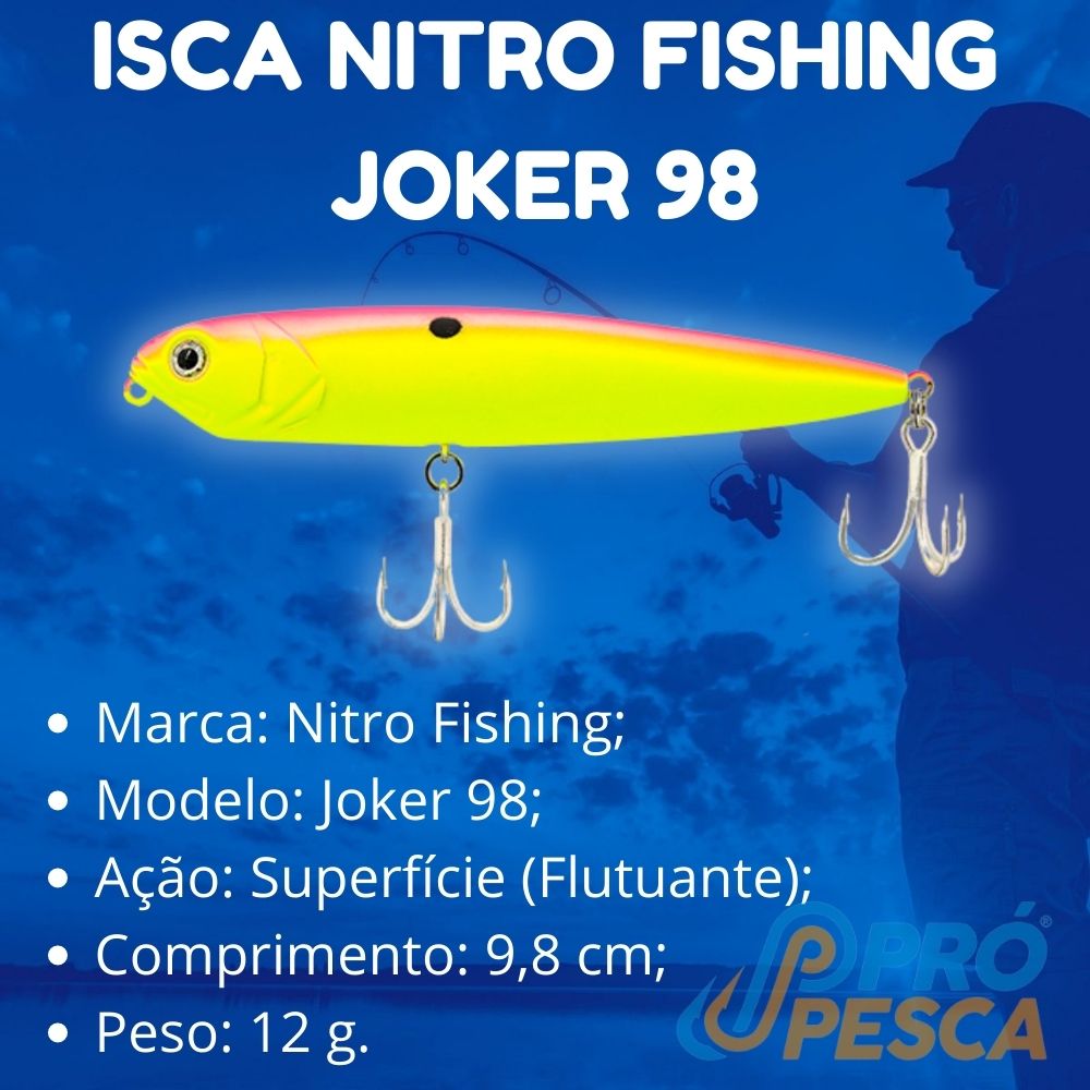 Isca Artificial Nitro Fishing Joker 98 - Foto 2