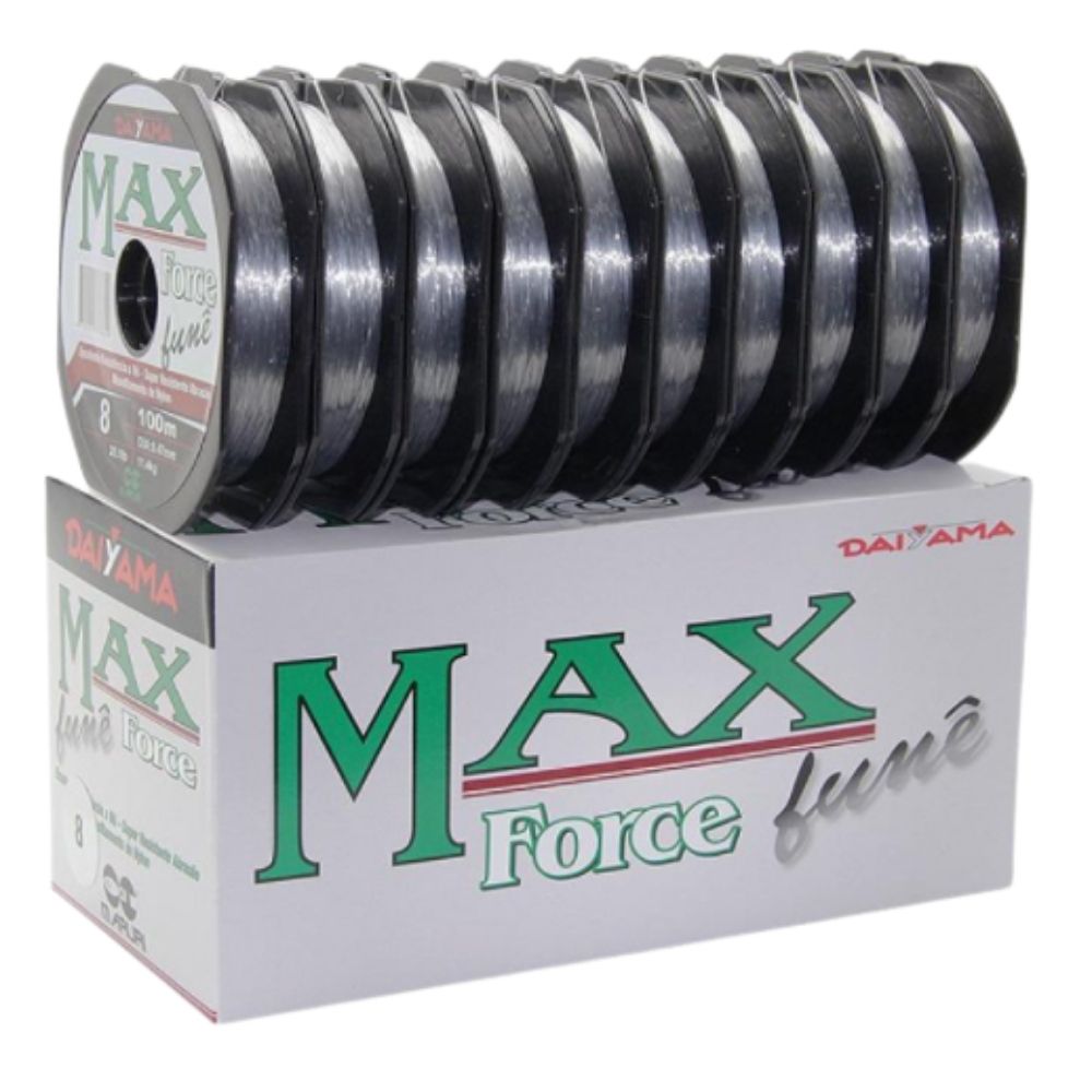 Linha Maruri Max Force Nylon Fume (100m) - Foto 2