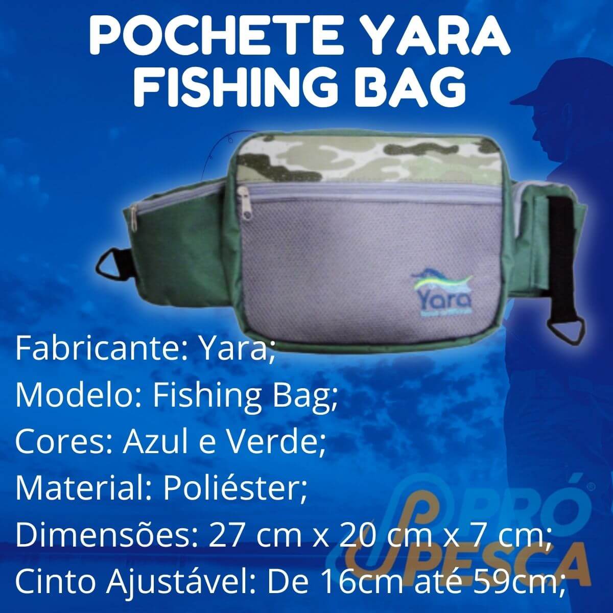 Pochete de Pesca Yara Fishing Bag - Foto 5
