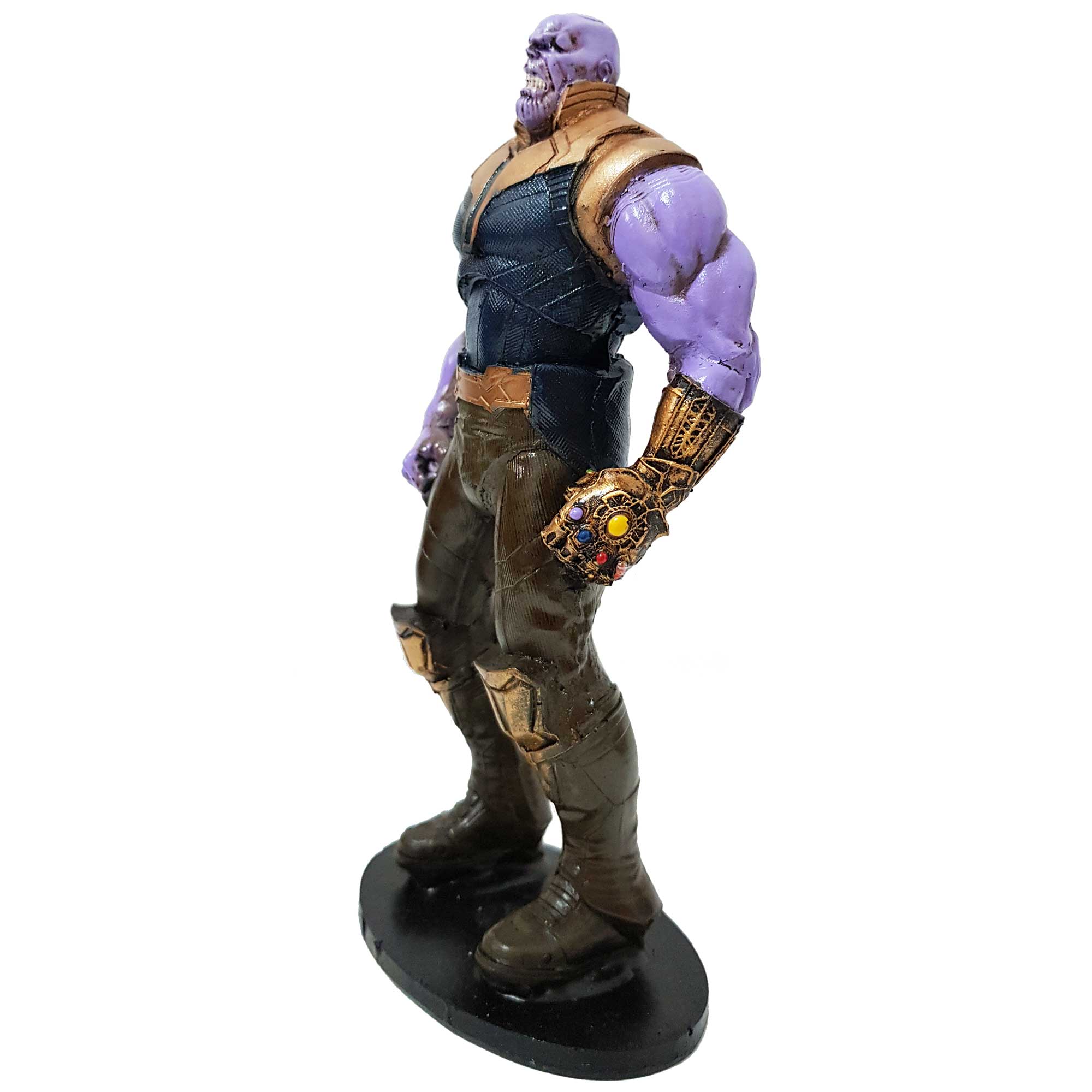 Boneco Thanos Vingadores Guerra Infinita Action Figure 19cm