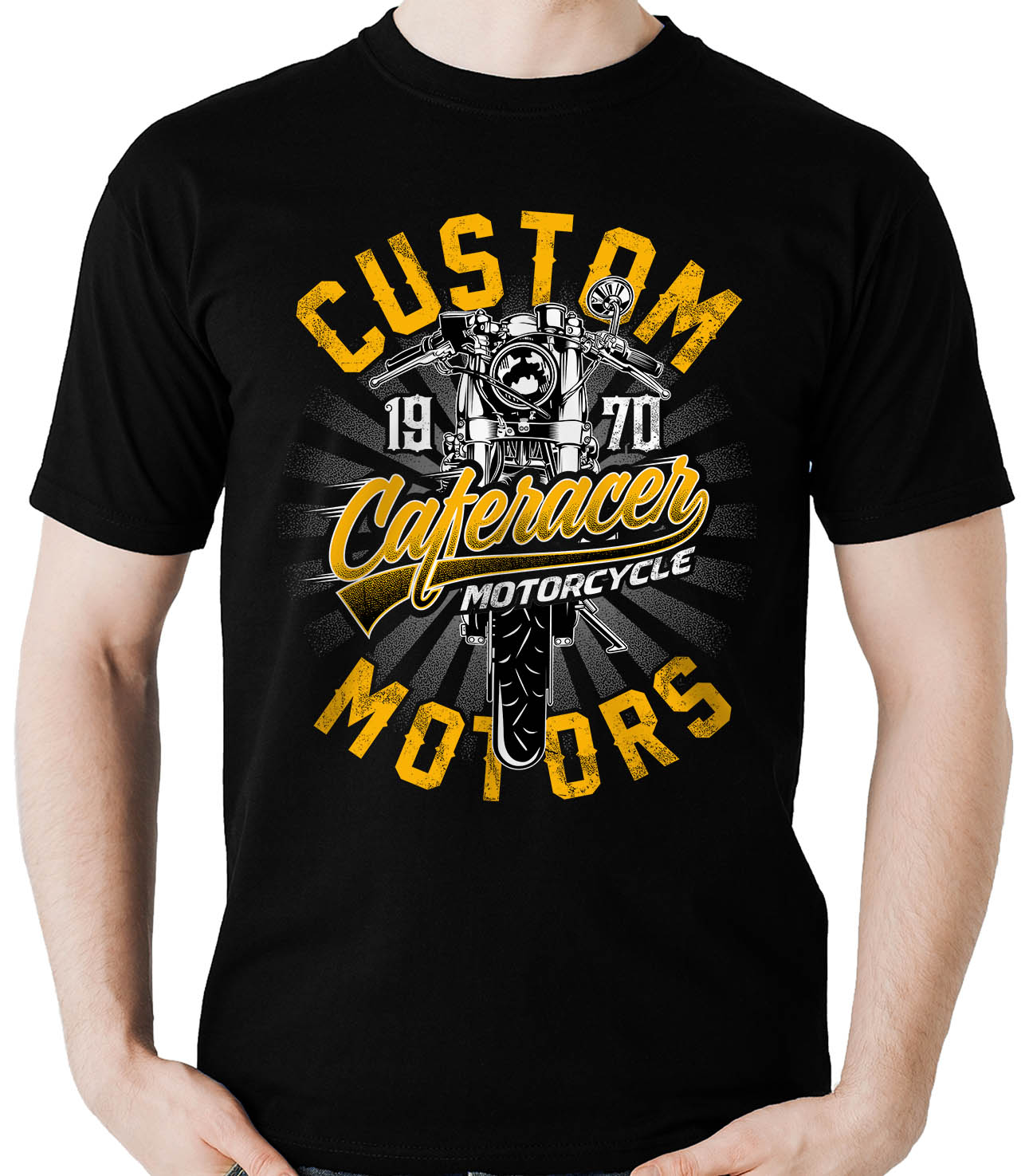 Camiseta Caferacer custom - Motociclista Moto motoqueiro